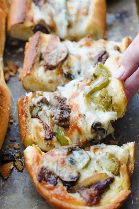 Quick and easy philly cheesesteaks: Philly Cheese Steak Cheesy Bread | The Recipe Critic