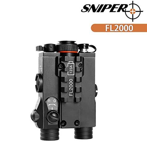 Sniper Fl2000 Tactical Laser Sight 200lm Led Light Combo With