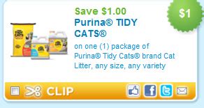 Tidy cats kitty litter coupons. *HOT* $1.00/1 Tidy Cats Coupon and MORE Purina Coupons ...