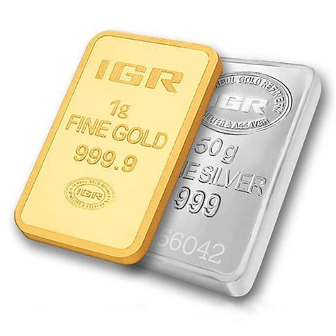 Igr 1 Gr Gold 50 Gr Silver 9991000 Minted Sealed Catawiki