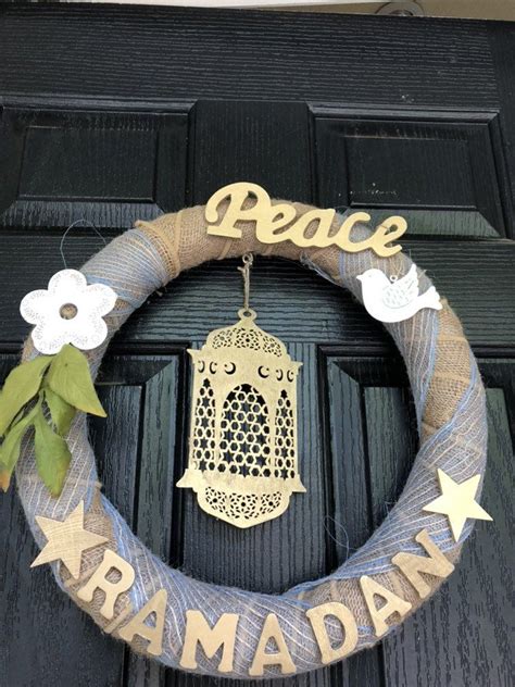 Ramadan Wreath Ramadan Kareem Decoration Ramadan Decorations