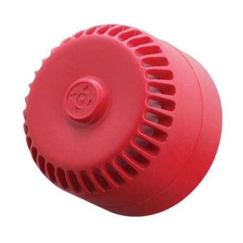 Red Automatic Fire Alarm Sounder Ellite Fire And Technologies Id