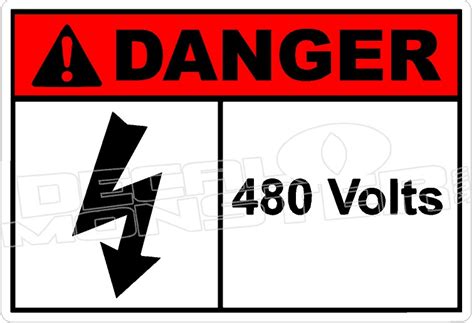 Danger 011h 480 Volts