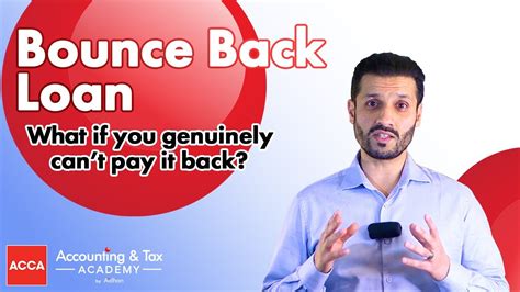 business bounce back loan what if you genuinely can t pay it back youtube
