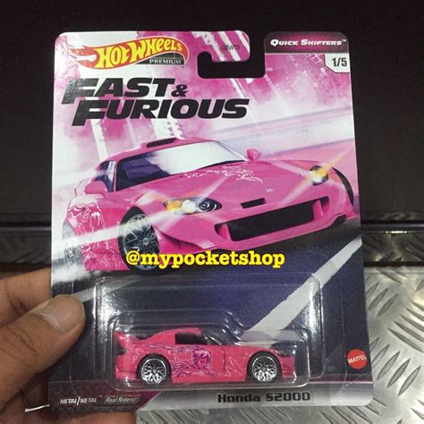 Honda S2000 Hot Wheels Fast And Furious Quick Shifters Case J