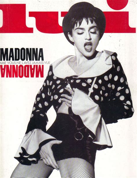 Madonna Lui Magazine France 1990 Madonna Herb Ritts Madonna 80s