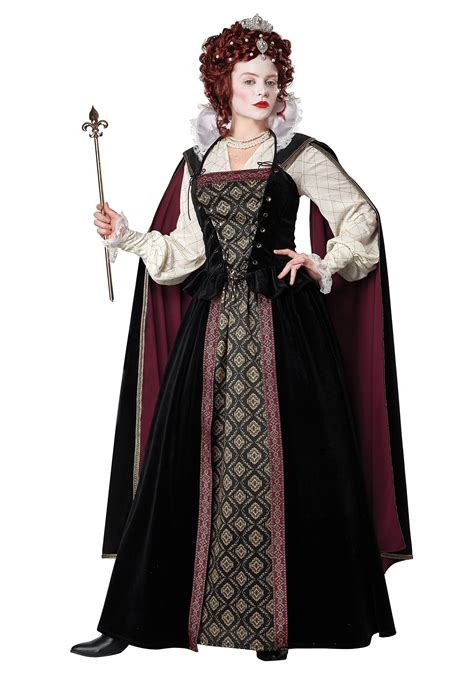 elizabethan queen women s costume