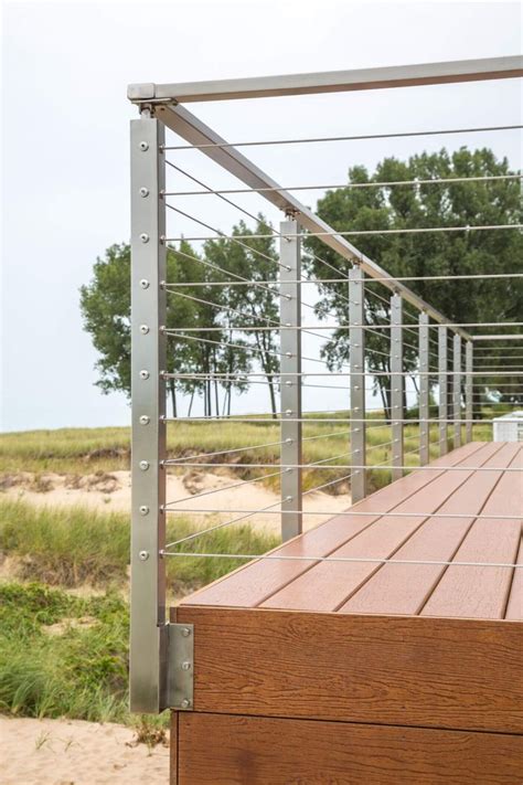 Waterfront Stainless Steel Cable Railing Viewrail Cable Railing