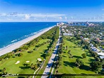 Boca Raton Florida Aerial from Park Lake and Inlet | Royal Stock Photo