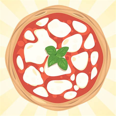 2000 Pizza Margherita Illustrazioni Stock Grafiche Vettoriali