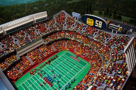 Stadium, arena & sports venue. Arrowhead Stadium Miniland | Arrowhead stadium, Lego ...