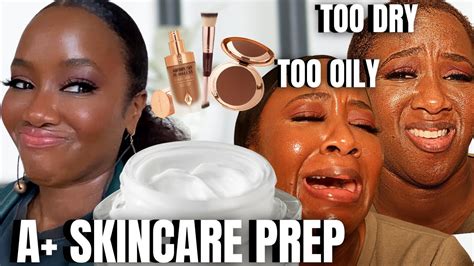 Skincare Prep Before Makeup Covering Hyperpigmentation Dark Skin