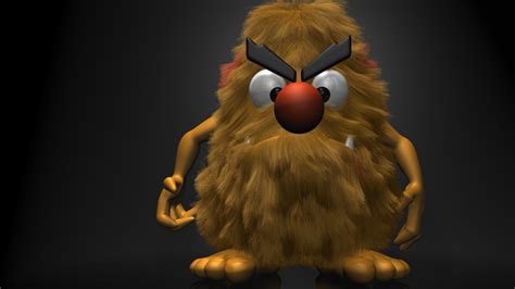 Hairy Monster Full Hd Wallpaper And Background Image