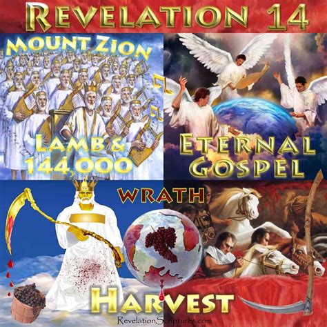 Revelation 14 Lamb And 144000 Eternal Gospel Harvest And Wrath