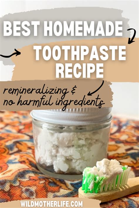 Remineralizing Toothpaste Recipe Bryont Blog