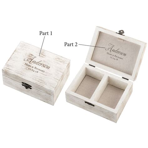 Rustic Wedding Ceremony Ring And Marriage Vow Box Candy Cake Weddings Favors And Custom Ts