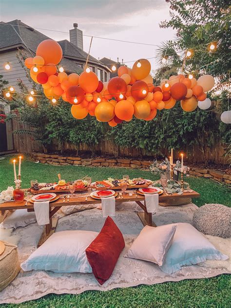 A Backyard Bohemian Dinner Party