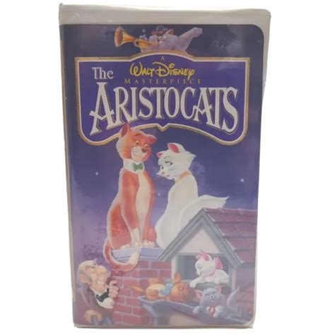 The Aristocats Vhs Walt Disney Masterpiece Disney Home Video Rated G Picclick