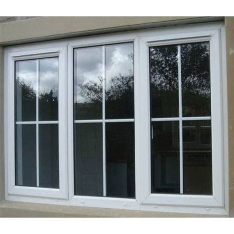 Silver Color Fenesta Upvc Windows Made With Premium Aluminum Quality At