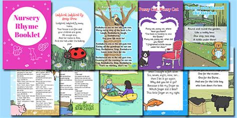Printable Nursery Rhymes Booklet Resource Twinkl Twinkl
