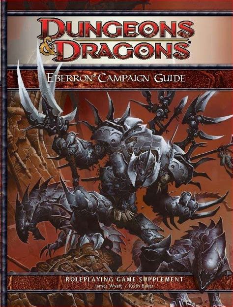 Eberron Campaign Guide 4e Wizards Of The Coast Eberron Dungeons