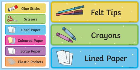 Free 👉 Labels For Drawers For Classroom Resources Drawer Labels