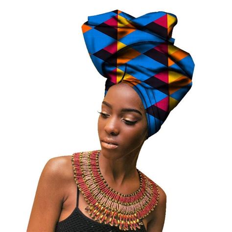 African Head Wraps Tranditional Style African Headtie Dashiki Head Tie For Women Headwrap