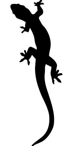 SVG Teal Salamander Gecko Amphibian Free SVG Image Icon SVG Silh