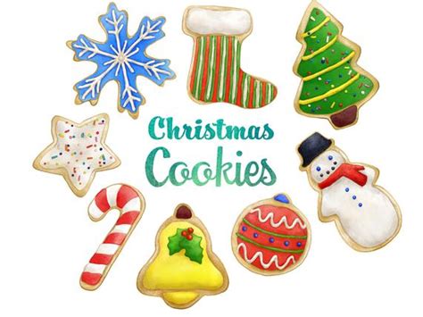 Please use and share these clipart pictures with your friends. Christmas Cookies Clipart. Instant Digital Download. Sugar ...