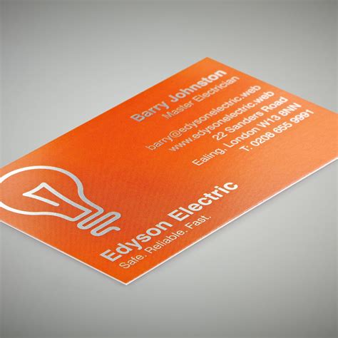Use your own design or one of our templates to create your business cards online; Metallic Finish Business Cards, Gold foil printing | Vistaprint