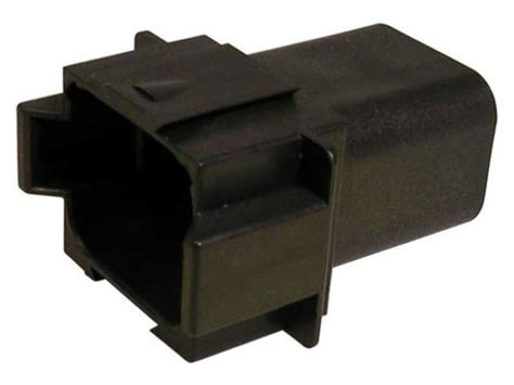 Dt04 08pa E004 Dt 8 Way Black In Line Receptacle A Key Dalroad