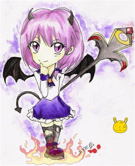 Chibi Demon Girl By Azumi Tsukiyo On Deviantart