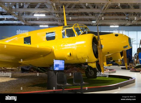 Avro Anson Mk2 At The Edmonton Aviation Museum Stock Photo Alamy