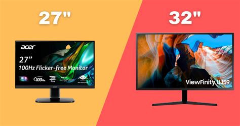 27 Vs 32 Inch Monitor Which Should You Choose In 2024