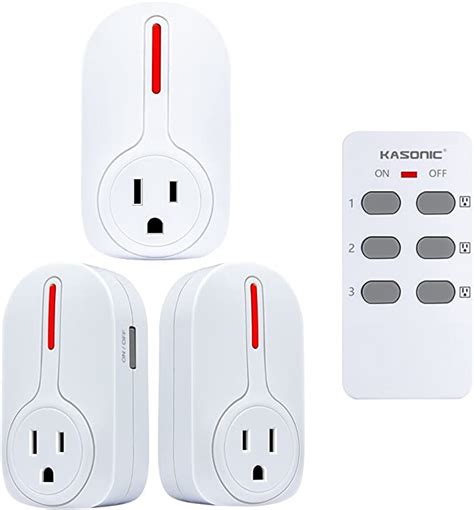 Wireless Remote Control Outlet Kasonic Smart Home Remote Control Multi