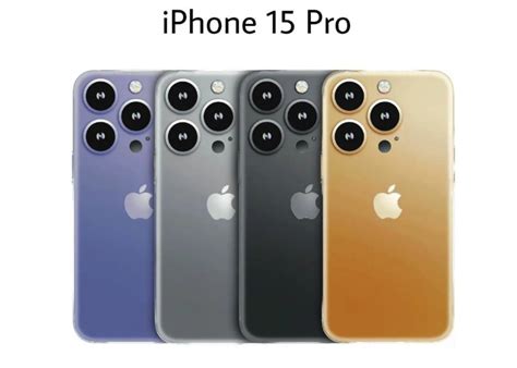 Iphone 15 Pro Renders Possible Colors And Camera Configuration