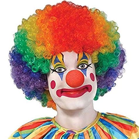 4 Awesome Clown Makeup Ideas To Copy Clown Hair Clown Wig Clown Party