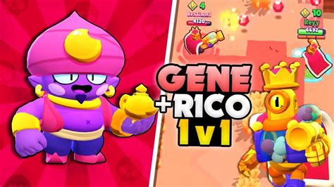 Check out each of the brawler's skins. Is NEW Brawler GENE'S Mechanics OP? + NEW Rico Skin 1v1 ...