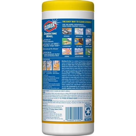 Dispose of wipes according to manufacturer instructions. Clorox Disinfecting Wipes, Bleach Free Cleaning Wipes ...