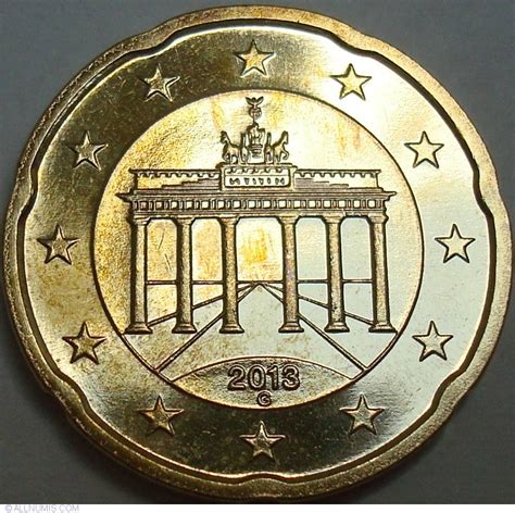 20 Euro Centi 2013 G Euro 2002 Present Germany Coin 29741