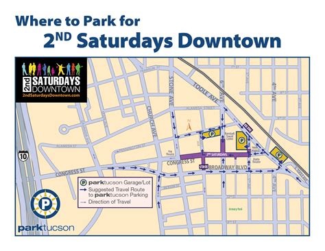 2nd Saturdays Downtown Tucson Music Entertainment Food And Shopping Map And Parking