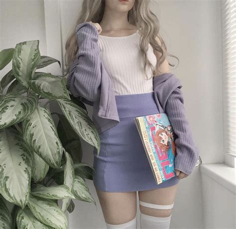 ↳lattaeme Purple Outfits Kawaii Fashion Outfits Pretty Outfits