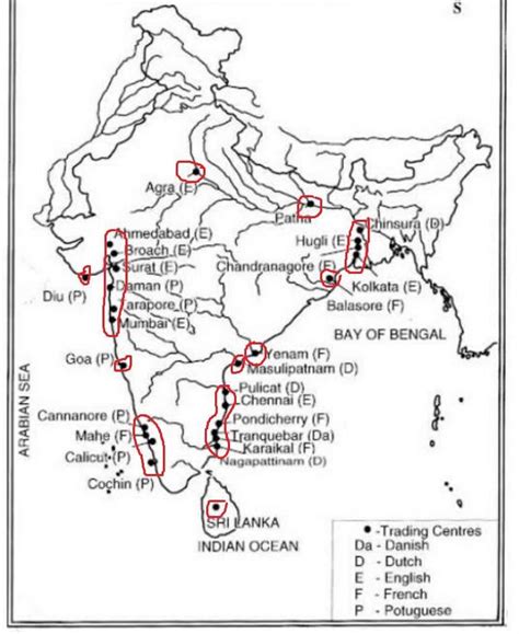 1 On The Outline Map Of India Mark And Label The Followinga Two