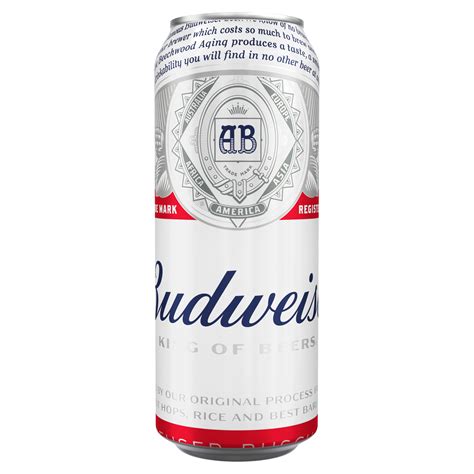 Budweiser King Of Beers Lager Beer 500ml Beer Iceland Foods