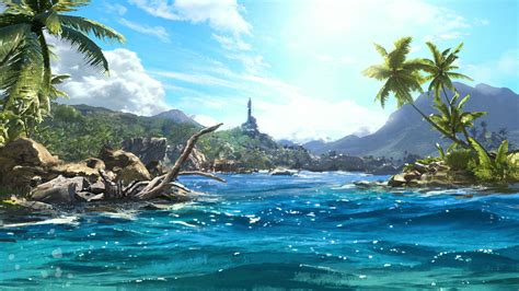 Far Cry 3 Sea Water Tropics Palma Games Fantasy Landscape