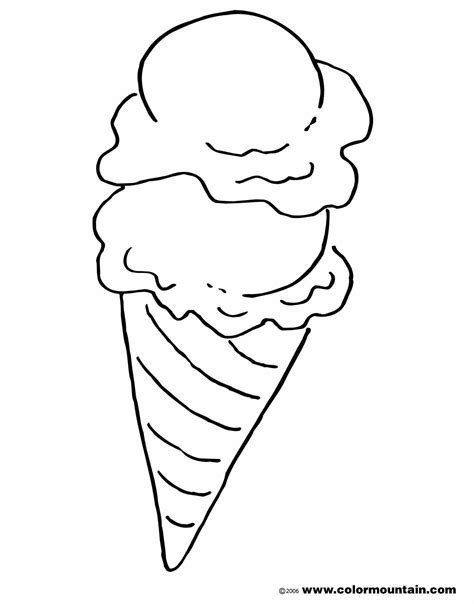Free ice cream cone coloring. Ice Cream Cone Coloring Pages: Affordable Way to Make the ...