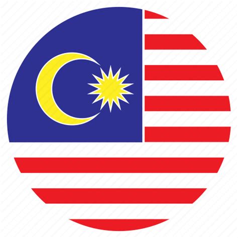 Asia Country Flag Malaysia Nation Round Icon Download On Iconfinder