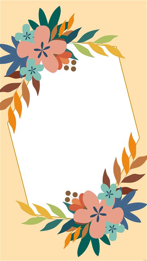 Free Vintage Wedding Floral Frame Background Download In Illustrator