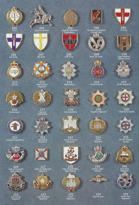 British Armed Forces Emblems Military Insignia Army Badge Military