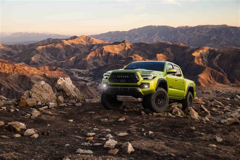 Toyota Unveils The 2022 Tacoma Trd Pro And Trail Edition 4x4 Acquire